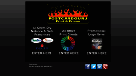 What Postcardguru.com website looked like in 2020 (4 years ago)