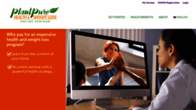 What Plantpurehealthandweightloss.com website looked like in 2020 (4 years ago)