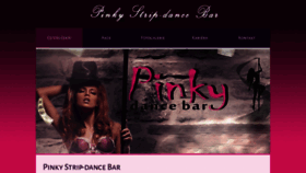 What Pinky-strip-bar.cz website looked like in 2020 (4 years ago)