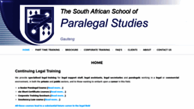 What Paralegalstudies.co.za website looked like in 2020 (4 years ago)