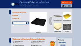 What Parshwapolymer.in website looked like in 2020 (4 years ago)