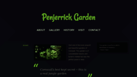 What Penjerrickgarden.co.uk website looked like in 2020 (4 years ago)