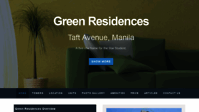 What Phsmdcgreenresidences.com website looked like in 2020 (4 years ago)