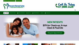 What Preventdentalsuite.com.au website looked like in 2020 (4 years ago)