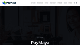 What Paymaya.com website looked like in 2020 (4 years ago)