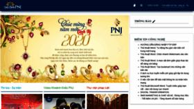 What Portal.pnj.com.vn website looked like in 2020 (4 years ago)