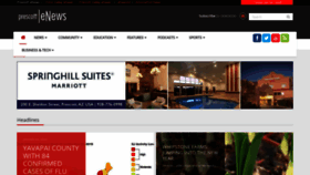 What Prescottenews.com website looked like in 2020 (5 years ago)