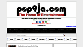 What Popnaija.net website looked like in 2020 (4 years ago)