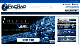 What Pacrad.com website looked like in 2020 (4 years ago)