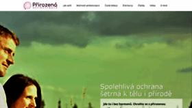 What Prirozenaantikoncepce.cz website looked like in 2020 (4 years ago)