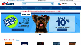 What Petsmart.ca website looked like in 2020 (4 years ago)