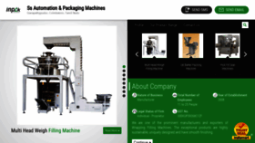 What Packagingmachinemanufacturers.com website looked like in 2020 (4 years ago)