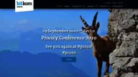 What Privacy-conference.com website looked like in 2020 (4 years ago)