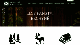 What Panstvi-bechyne.cz website looked like in 2020 (4 years ago)