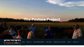 What Pastureproject.org website looked like in 2020 (4 years ago)