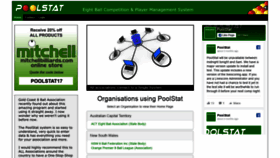 What Poolstat.net.au website looked like in 2020 (4 years ago)