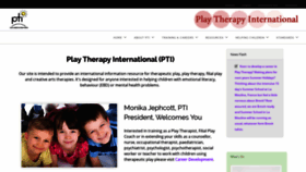 What Playtherapy.org website looked like in 2020 (4 years ago)