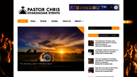 What Pastorchrisoyakhilomeevents.com website looked like in 2020 (4 years ago)