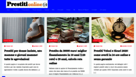 What Prestitionline24.it website looked like in 2020 (4 years ago)