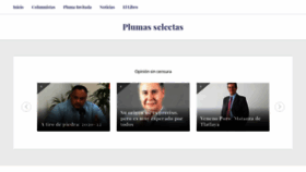 What Plumasselectas.lagazzettadf.com website looked like in 2020 (4 years ago)
