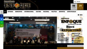 What Periodicoenfoque.mx website looked like in 2020 (5 years ago)