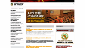 What Parlamento.ao website looked like in 2020 (4 years ago)