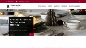 What Porcelanowyzakatek.pl website looked like in 2020 (4 years ago)