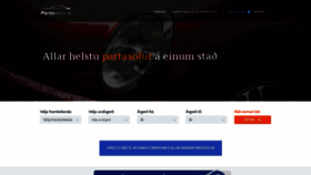 What Partasolur.is website looked like in 2020 (6 years ago)