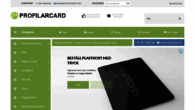 What Profilarcard.com website looked like in 2020 (4 years ago)