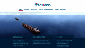 What Pavimarship.com website looked like in 2020 (4 years ago)