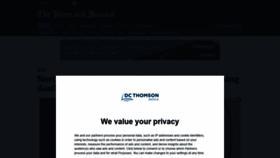 What Pressandjournal.co.uk website looked like in 2020 (4 years ago)