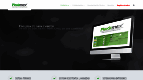What Plakamex.com website looked like in 2020 (4 years ago)