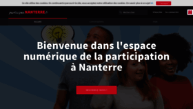 What Participez.nanterre.fr website looked like in 2020 (4 years ago)