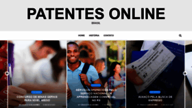 What Patentesonline.com.br website looked like in 2020 (4 years ago)