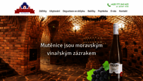 What Penzion-mutenice.cz website looked like in 2020 (4 years ago)