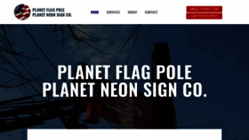 What Planetflagpole.com website looked like in 2020 (4 years ago)