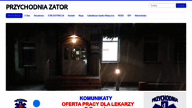 What Przychodniazator.pl website looked like in 2020 (4 years ago)