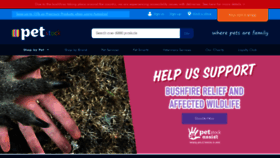 What Petstock.com.au website looked like in 2020 (4 years ago)
