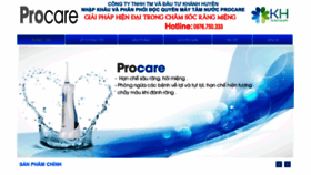 What Procare.asia website looked like in 2020 (4 years ago)