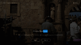 What Productionbase.co.uk website looked like in 2020 (5 years ago)