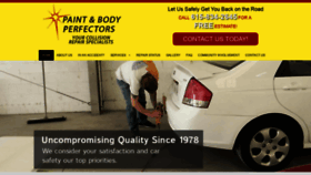 What Paintandbodyperfectors.com website looked like in 2020 (4 years ago)