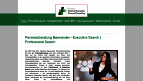 What Personalberatung-baumeister.de website looked like in 2020 (4 years ago)
