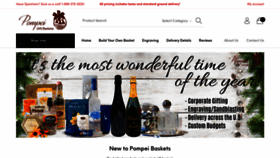 What Pompeigiftbaskets.com website looked like in 2020 (4 years ago)