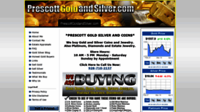 What Prescottgoldandsilver.com website looked like in 2020 (4 years ago)