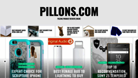 What Pillons.com website looked like in 2020 (4 years ago)