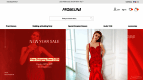 What Promluna.com website looked like in 2020 (4 years ago)