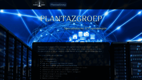 What Plantazgroep.nl website looked like in 2020 (4 years ago)