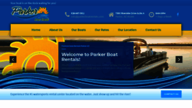 What Parkerboatrentals.com website looked like in 2020 (4 years ago)