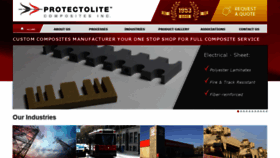 What Protectolite.com website looked like in 2020 (4 years ago)