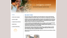 What Peoriadaysurgerycenter.com website looked like in 2020 (4 years ago)